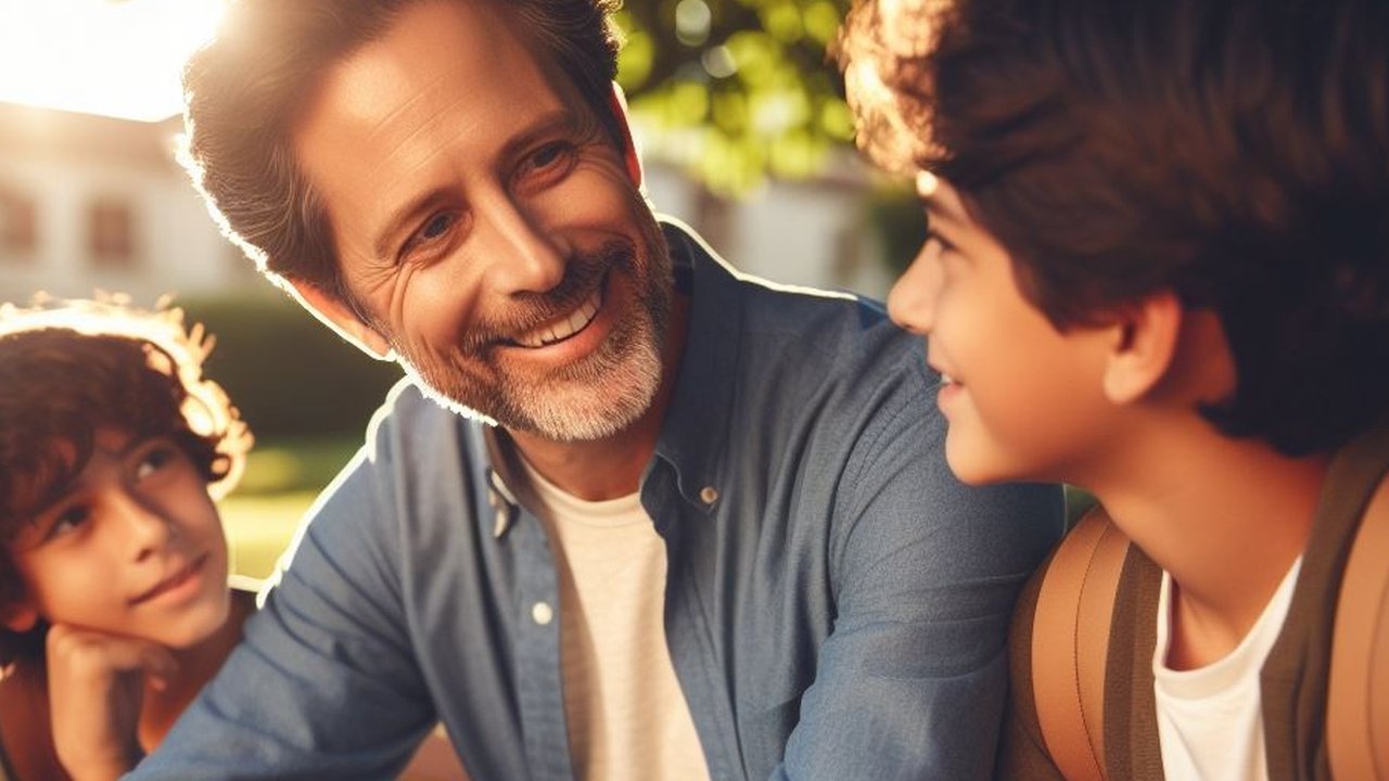 Ilustrasi Orangtua dan Anak Remaja