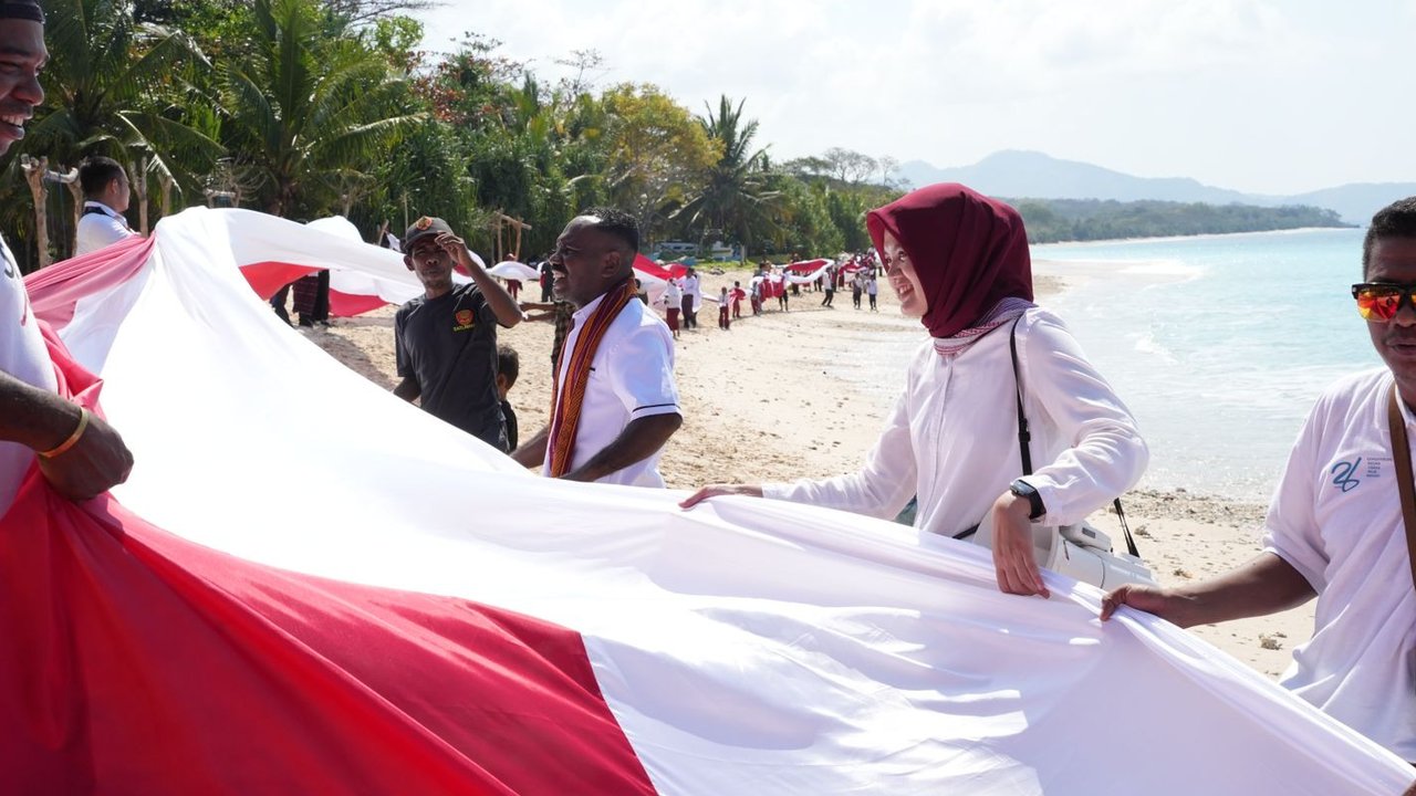 Masyarakat Desa Wowong di Kecamatan Omesuri, Kabupaten Lembata, Nusa Tenggara Timur (NTT), merayakan HUT RI ke-79 ini dengan cara yang unik (dok: PIHC)