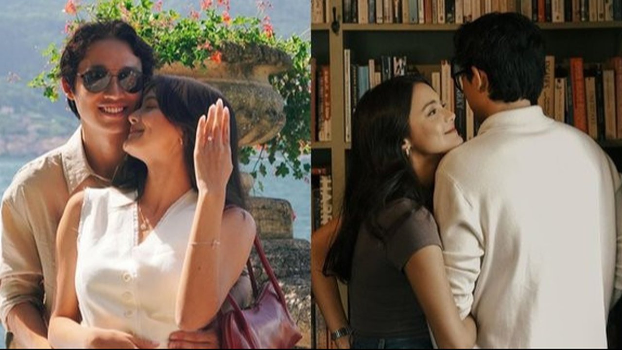 Potret Detik-Detik Amanda Rawless Dilamar Kekasih di Lake Como Italia, Kejutan Manis di Tepi Danau