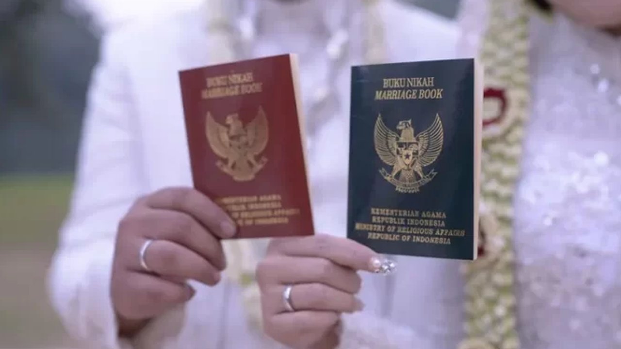ilustrasi buku nikah