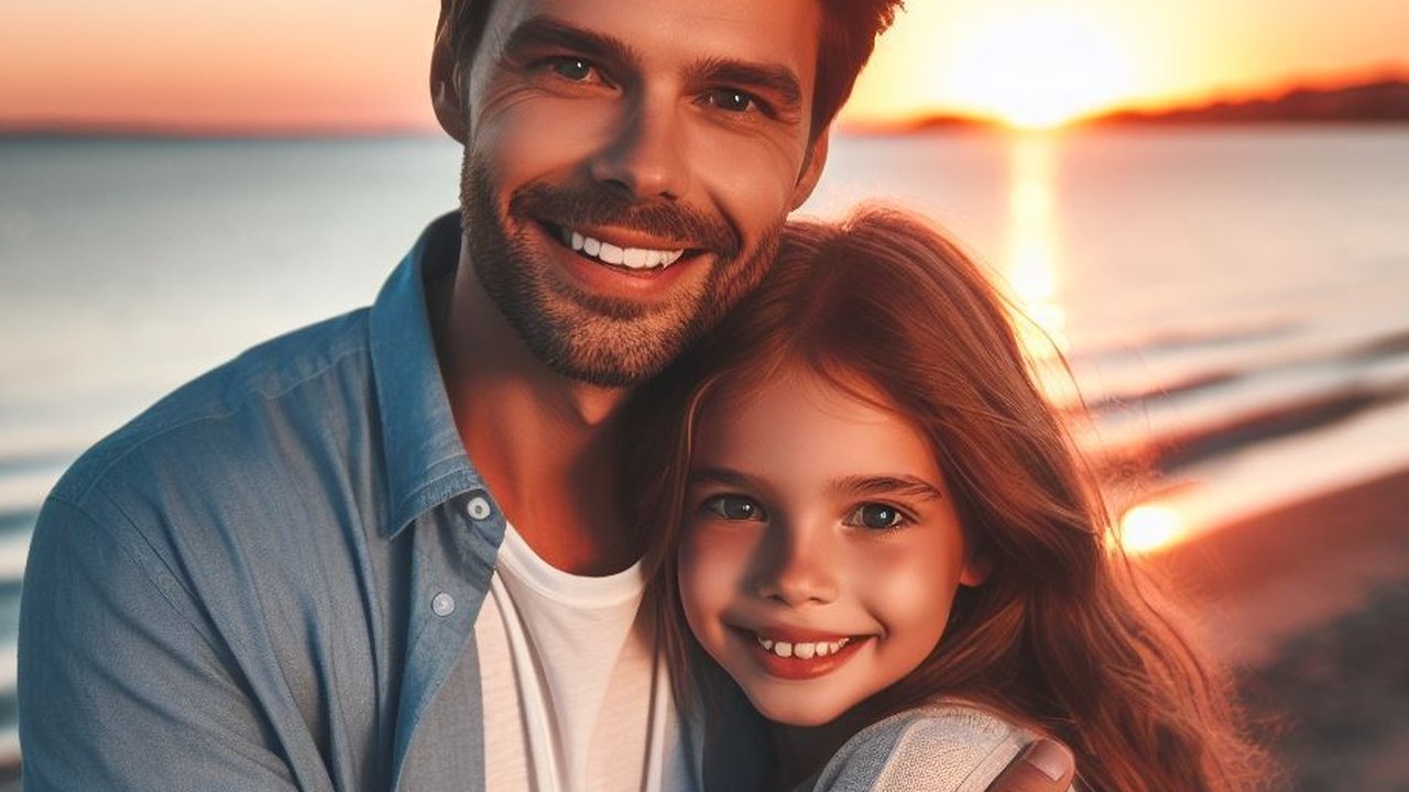 Ilustrasi orangtua dan anak