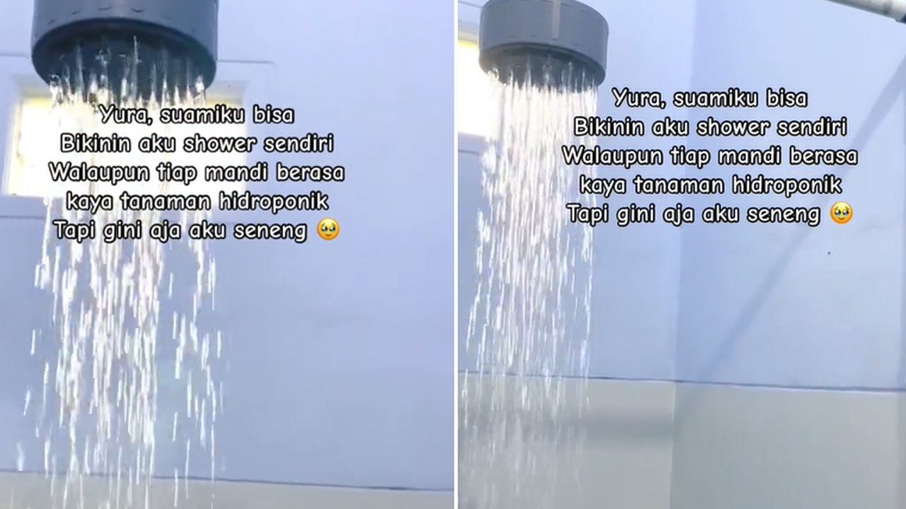 Unik dan Kreatif, Pria yang Berhasil Buatkan Shower dari Paralon untuk Istrinya Ini Curi Perhatian