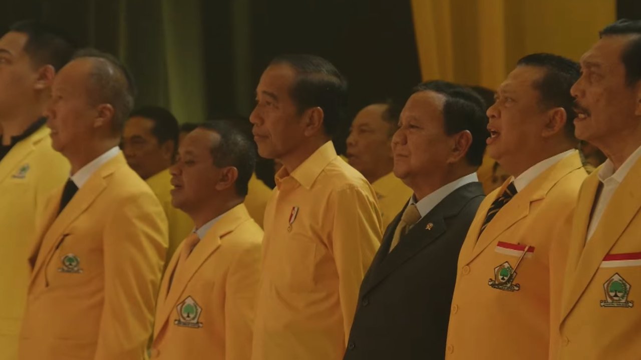 Jokowi di Munas Golkar