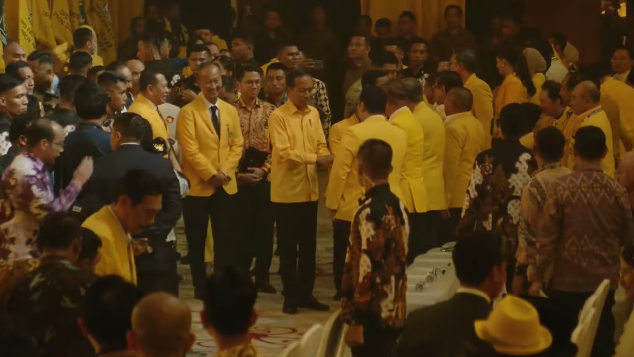 Jokowi di Munas Golkar