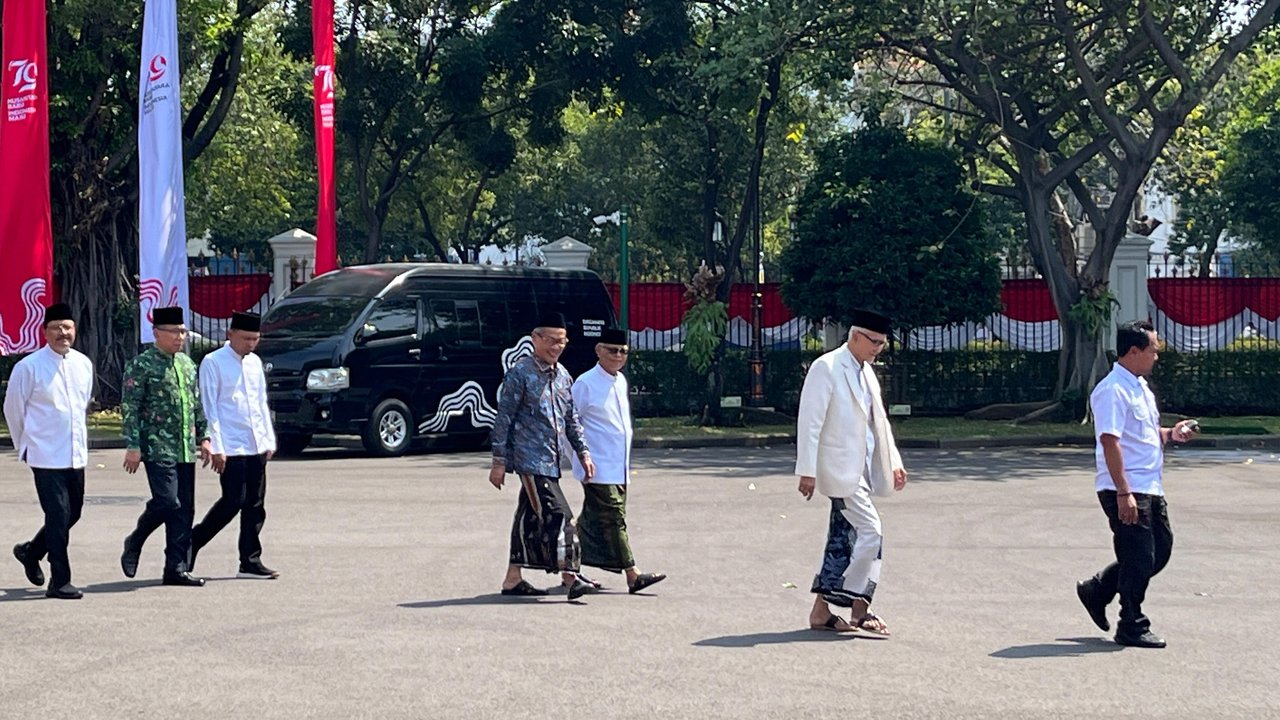 Ketua Umum PBNU Temui Jokowi di Istana