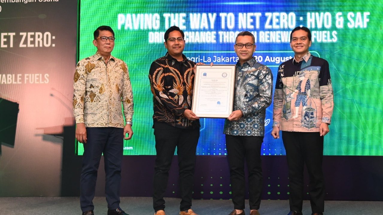 Pertamina Patra Niaga Tersertifikasi Internasional Distribusi SAF