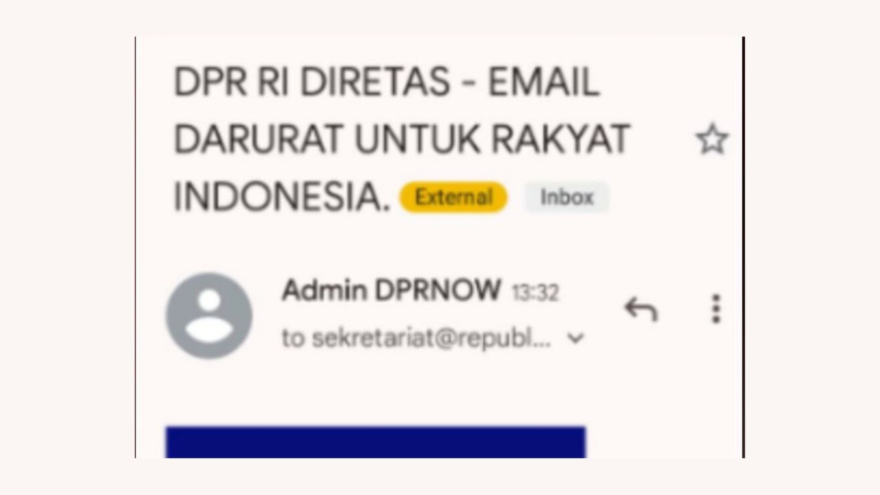Email Admin DPRNOW Diduga Dihack, Isinya Ancaman Mengerikan