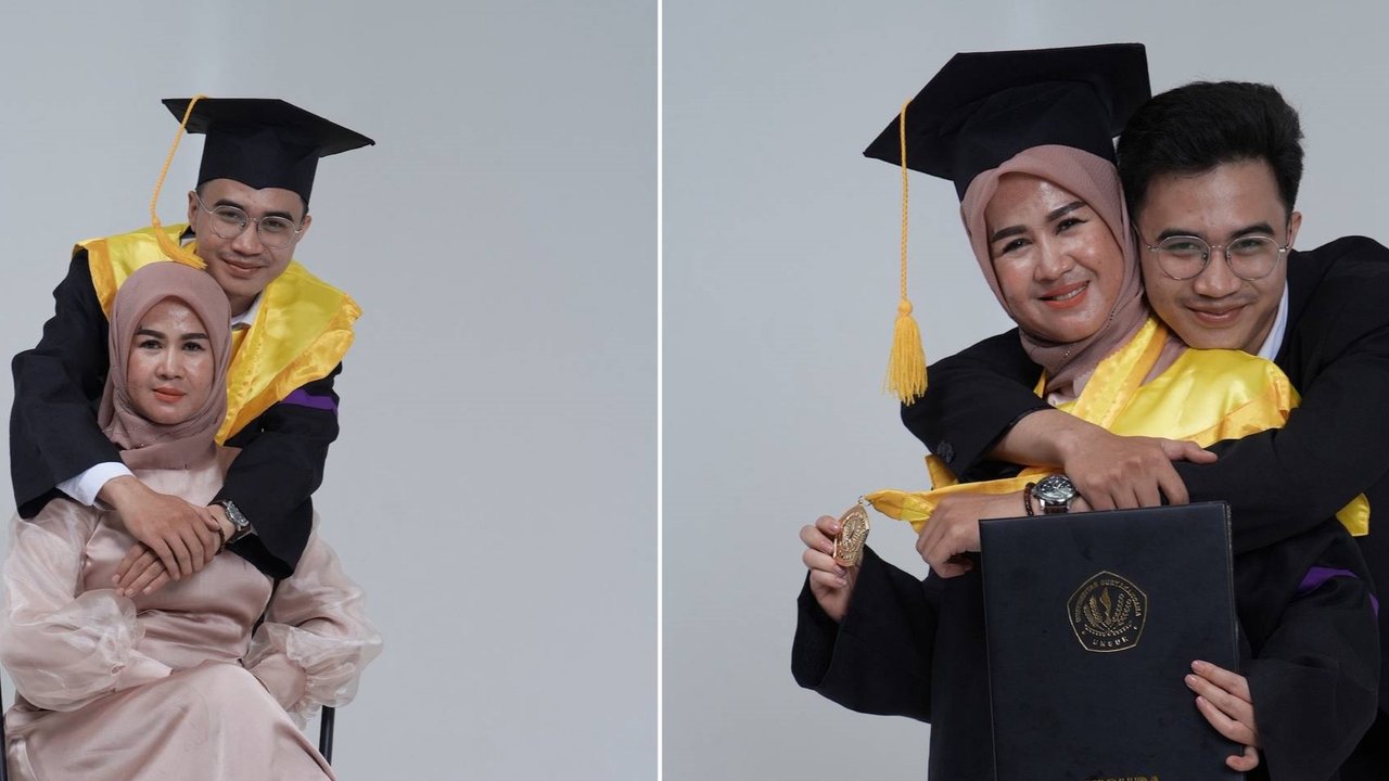 Kebrsamaan Pria dan Ibunya di Hari Wisudanya, Tulis Kalimat Manis yang Bikin Warganet Terenyuh