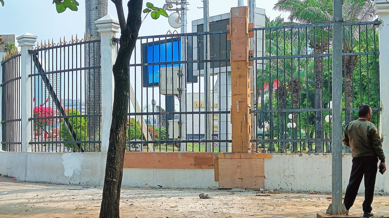 Begini Kondisi Terkini Pagar Gedung DPR