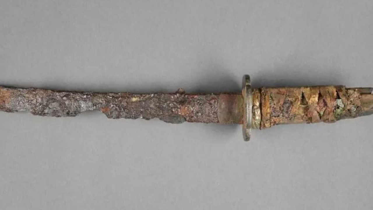 Pedang samurai abad ke-17.
