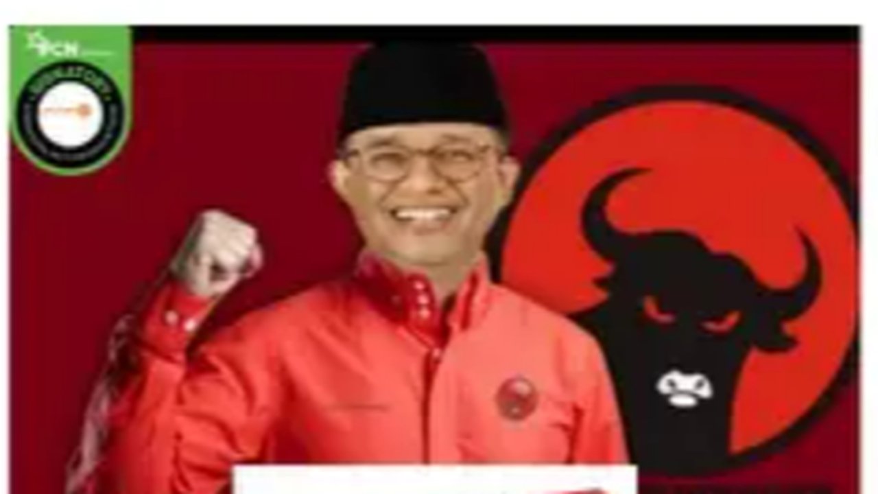 CEK FAKTA: Hoaks Foto Anies Baswedan Pakai Jas Merah Berlogo PDIP