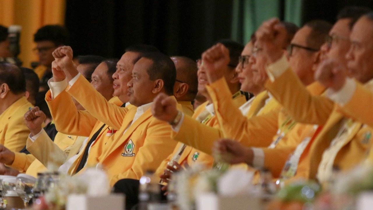 Calon Ketum Golkar Bahlil Lahadalia.