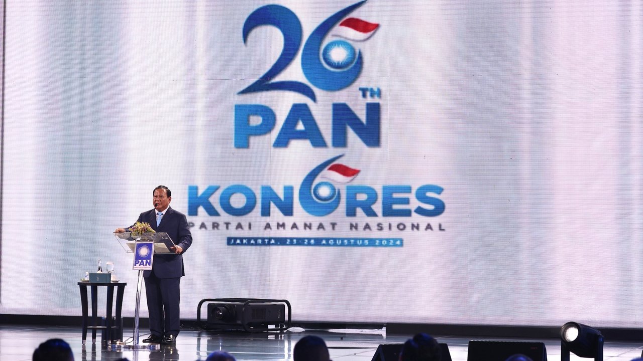 Prabowo di Kongres PAN