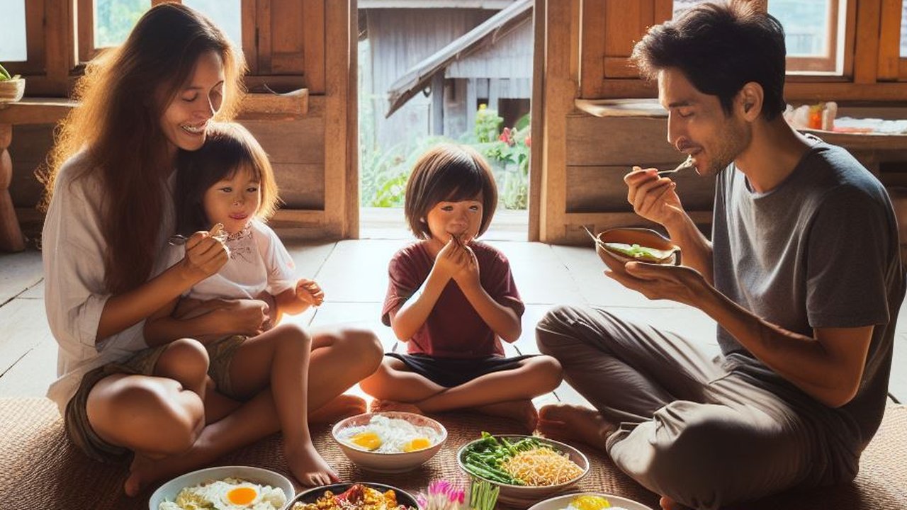 Ilustrasi Sarapan