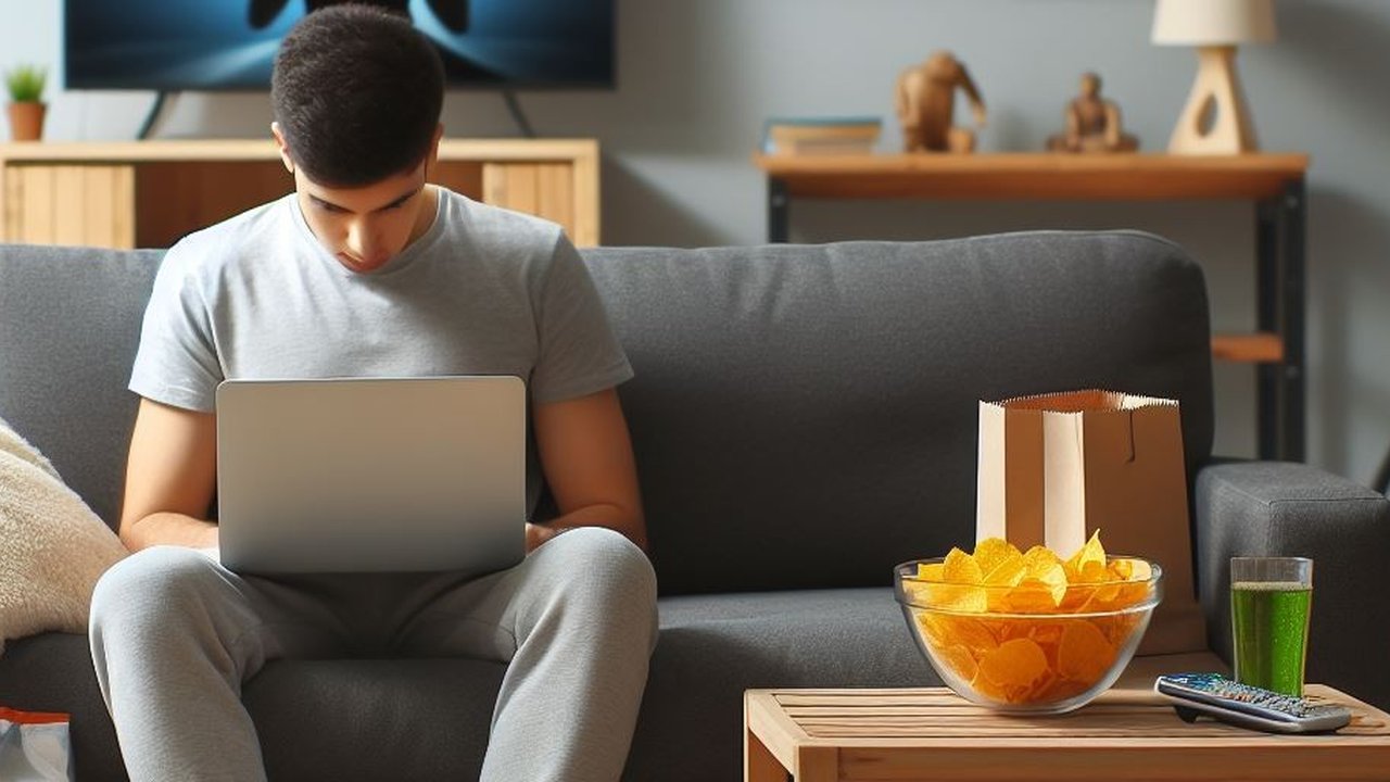 Ilustrasi Gaya Hidup Kurang Gerak