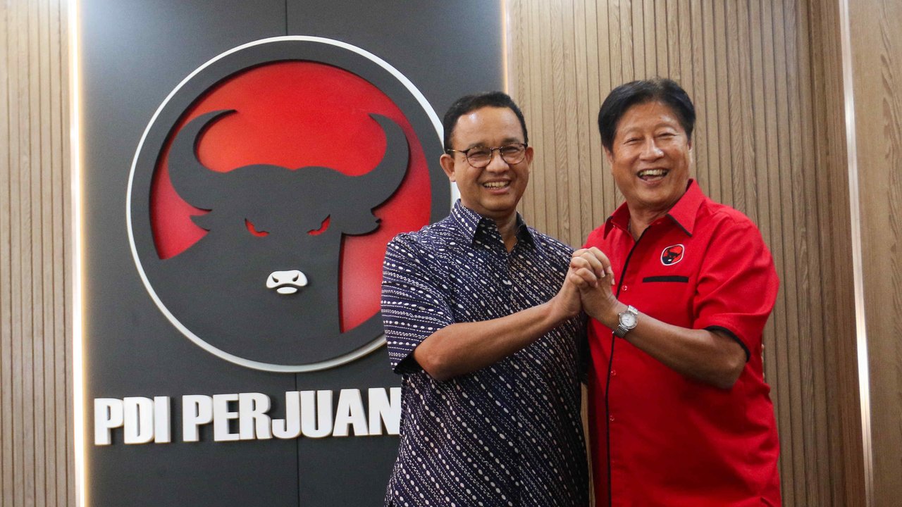 Anies Baswedan sambangi kantor DPD PDIP