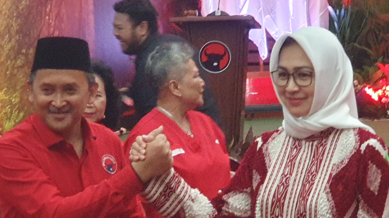 Airin jelang diumumkan PDIP sebagai Cagub Banten.