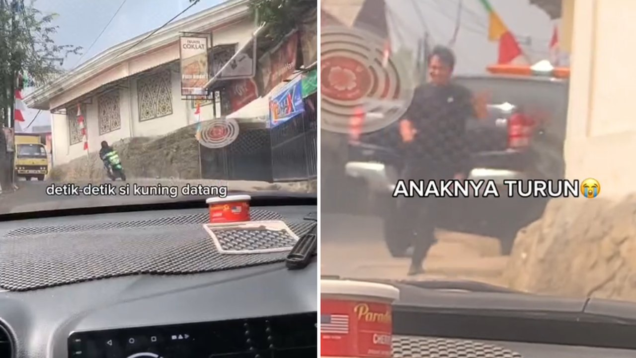 Momen Wanita Panik Berpapasan dengan Truk di Tanjakan, Aksi Sigap Pengendara Lain Tuai Pujian