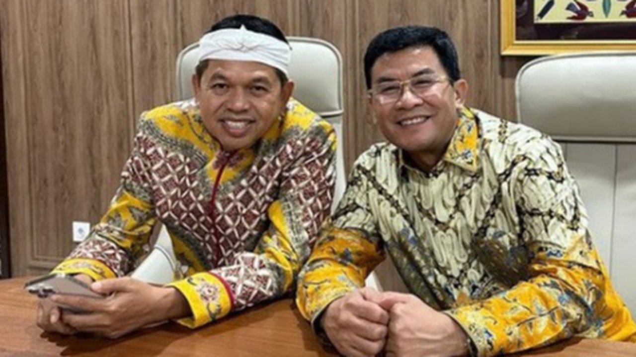 Dedi Mulyadi (kiri) dan Erwan Setiawan (kanan), foto unggahan media sosial Instagram @erwansetiawan54, Senin, 26 Agustus 2024.