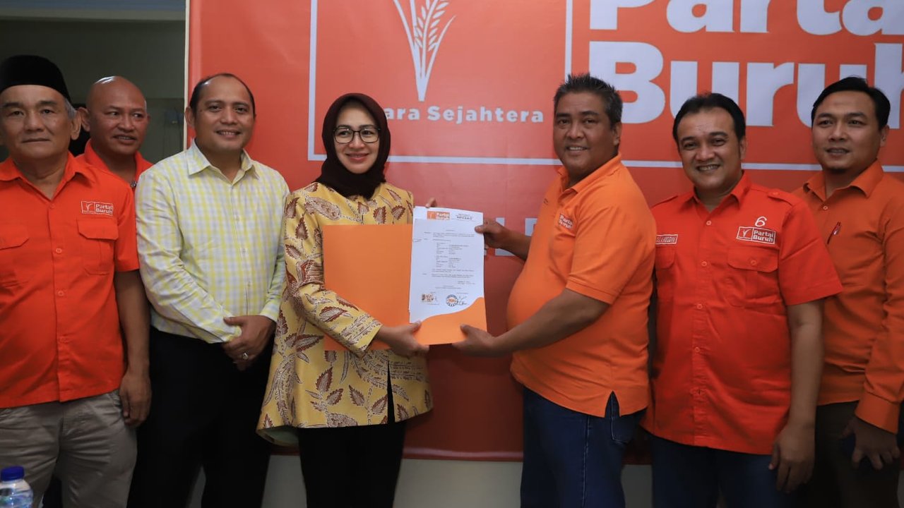Partai Buruh dukung Airin dan ade sumardi