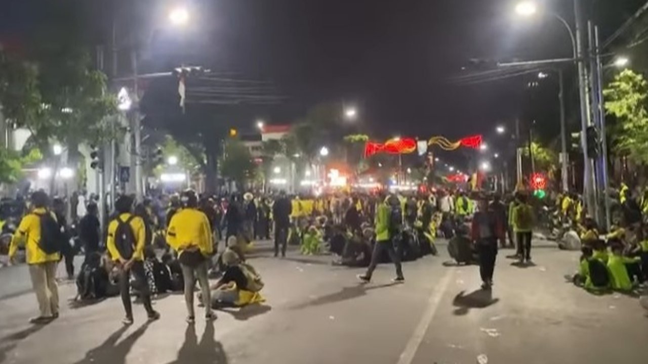 Demonstrasi mahasiswa di Semarang berakhir ricuh