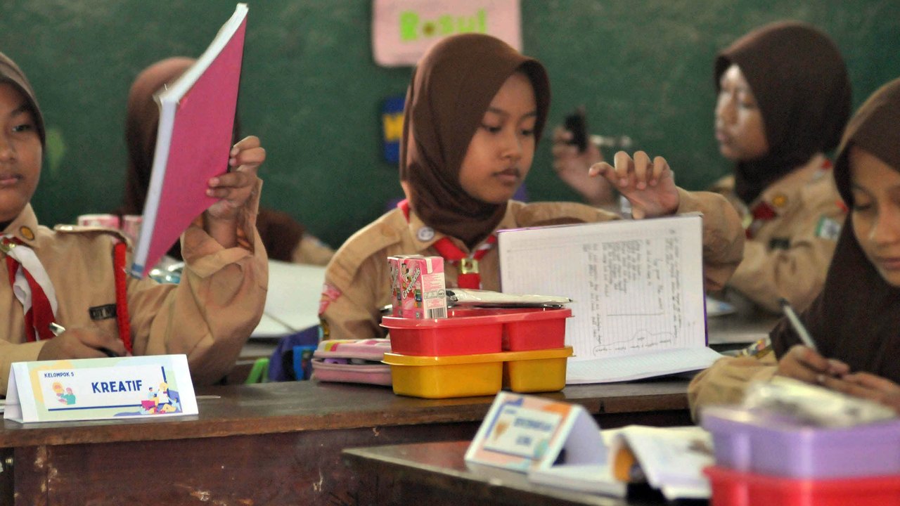 Uji coba atau simulasi makan siang gratis bergizi dan ramah lingkungan rencananya akan dilakukan selama satu minggu. (merdeka.com/Imam Buhori)