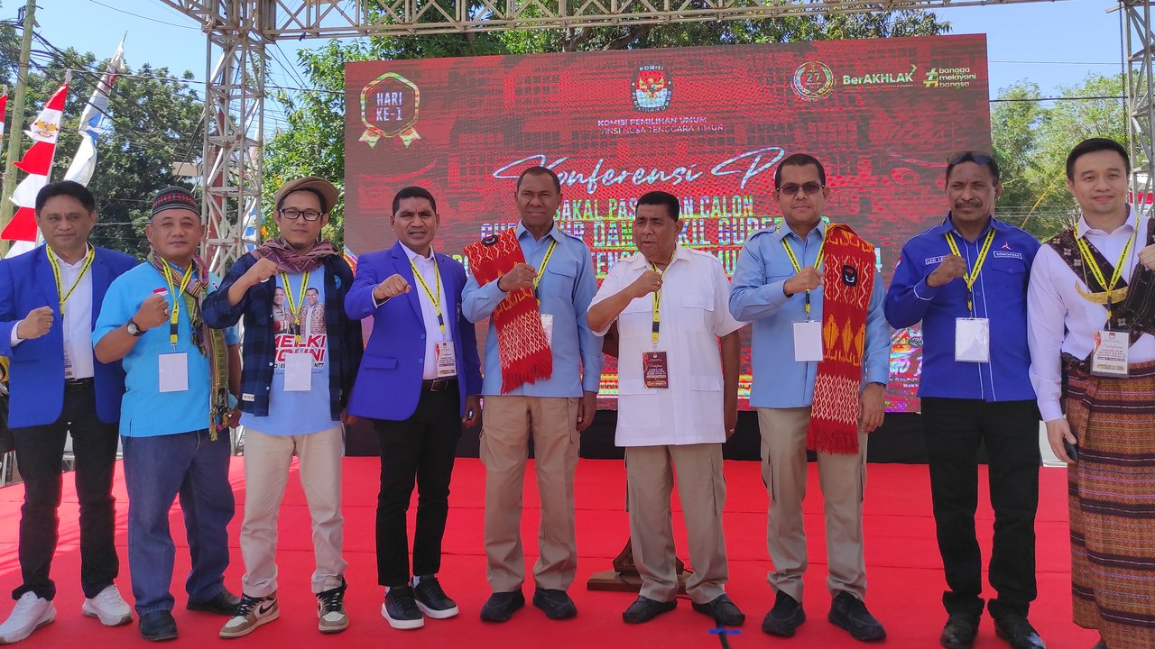 Paslon Melki-Johni Daftar ke KPU
