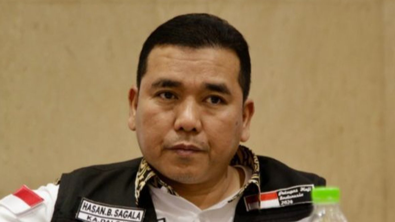 Hasan Basri Sagala saat menjadi petugas haji.