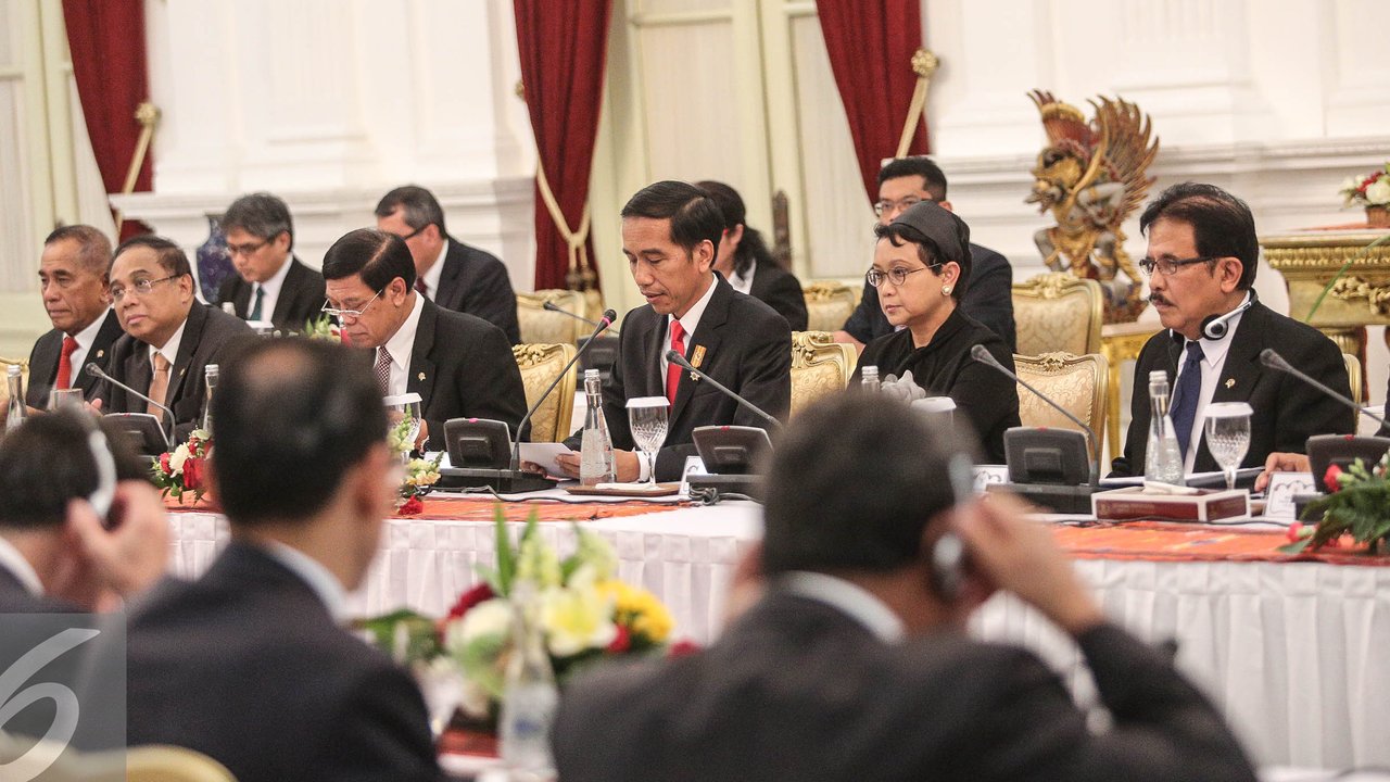 Presiden Jokowi memberikan sambutan pada Penyampaian LHP LKPP Tahun 2021 oleh Ketua BPK Isma Yatun kepada Presiden Jokowi, di Istana Kepresidenan Bogor, Jabar, Kamis (23/06/2022). (Foto: Humas Setkab/Agung)