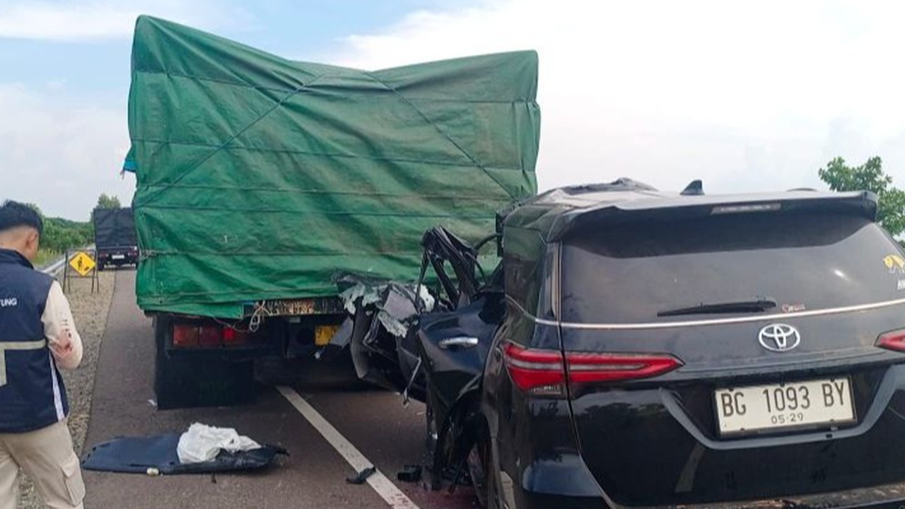 kecelakaan di tol palembang