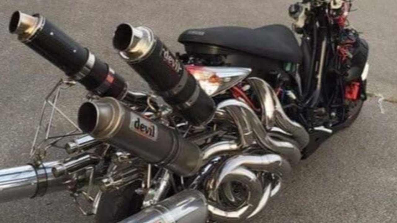 Terkadang ada pemilik motor yang nekat memasang knalpot segede gaban. Simak yuk!