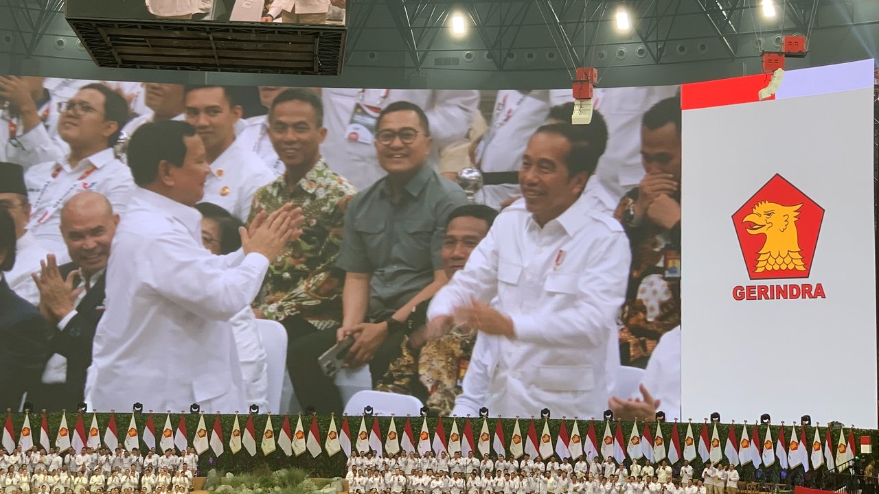 Prabowo pimpin yel-yel