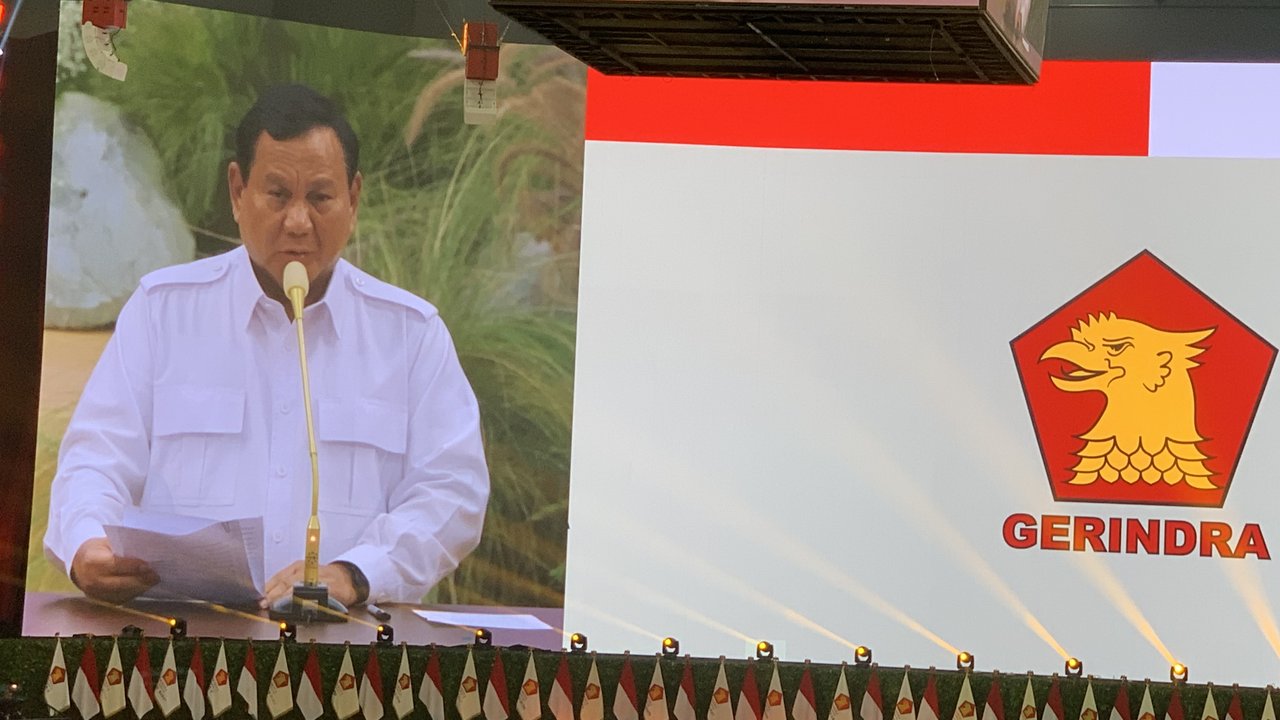 Prabowo pimpin yel-yel