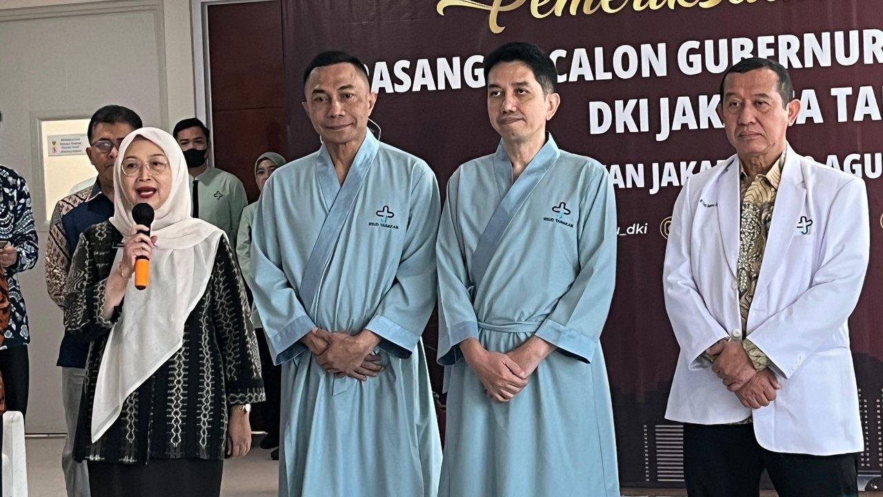 dharma-kun tes kesehatan pilkada jakarta