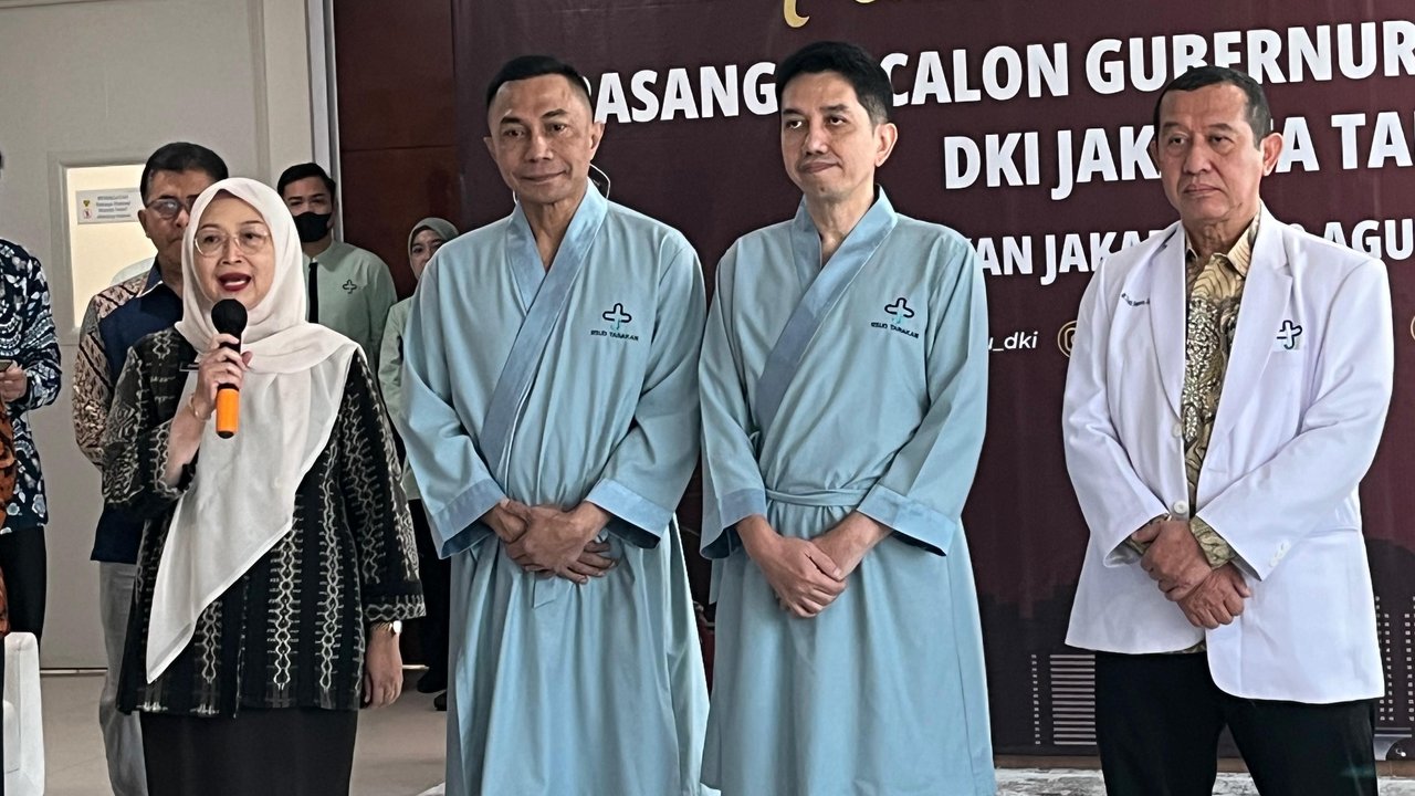 dharma-kun tes kesehatan pilkada jakarta