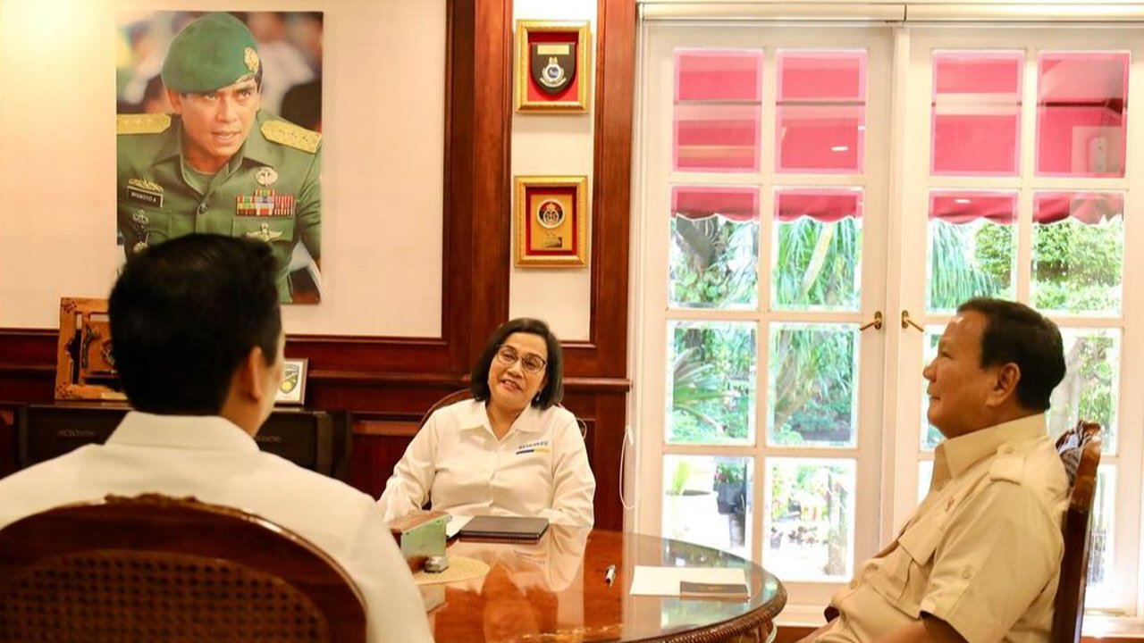 Pertemuan menkeu dengan Prabowo Subianto