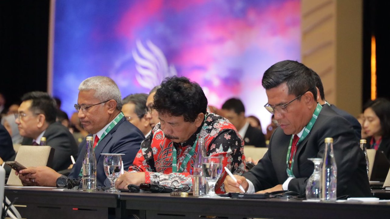 Kepala Badan Pembinaan Ideologi Pancasila (BPIP) Yudian Wahyudi, membuka kegiatan Pemusatan Pendidikan dan Pelatihan Pasukan Pengibar Bendera Pusaka (Paskibraka) Tahun 2024 di Cibubur, Depok, Jawa Barat, Sabtu, (13/7/2024). (Foto: Tim Humas BPIP).