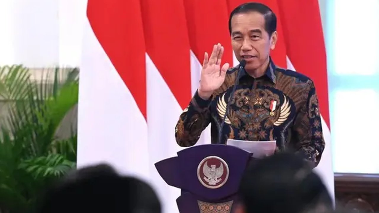 Presiden Jokowi resmikan gedung baru RSUP Wahidin Makassar.