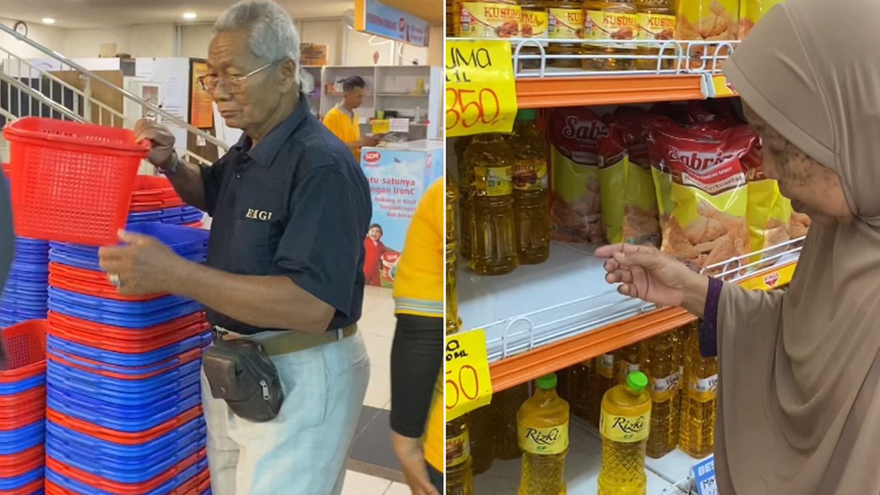 Viral Momen Wanita Ajak Kakek Nenek Belanja Bareng hingga Makan Bersama, Penuh Haru Kebahagiaan