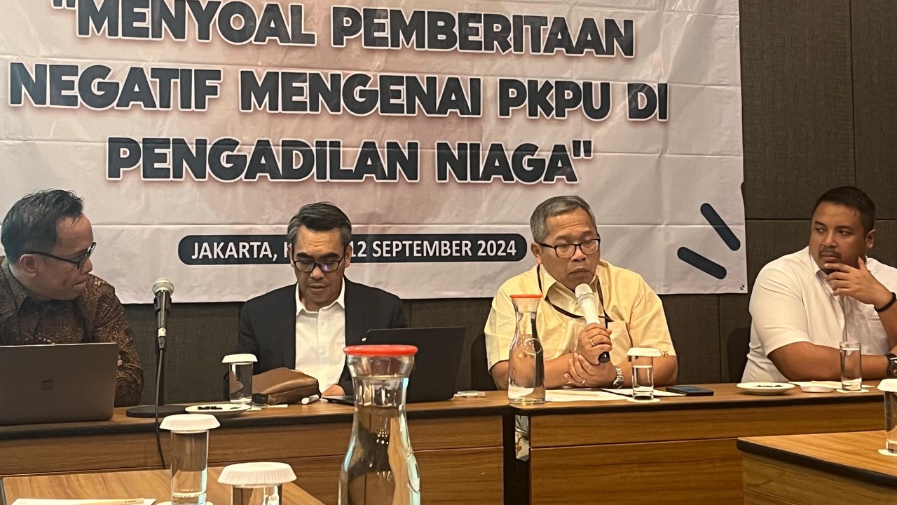 Diskusi bertajuk 'Menyoal Pemberitaan Negatif Mengenai PKPU di Pengadilan Niaga'