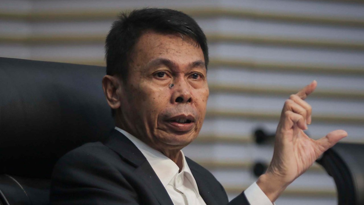 Nawawi Pomolango resmi dilantik menggantikan Firli Bahuri. (Liputan6.com/Angga Yuniar)