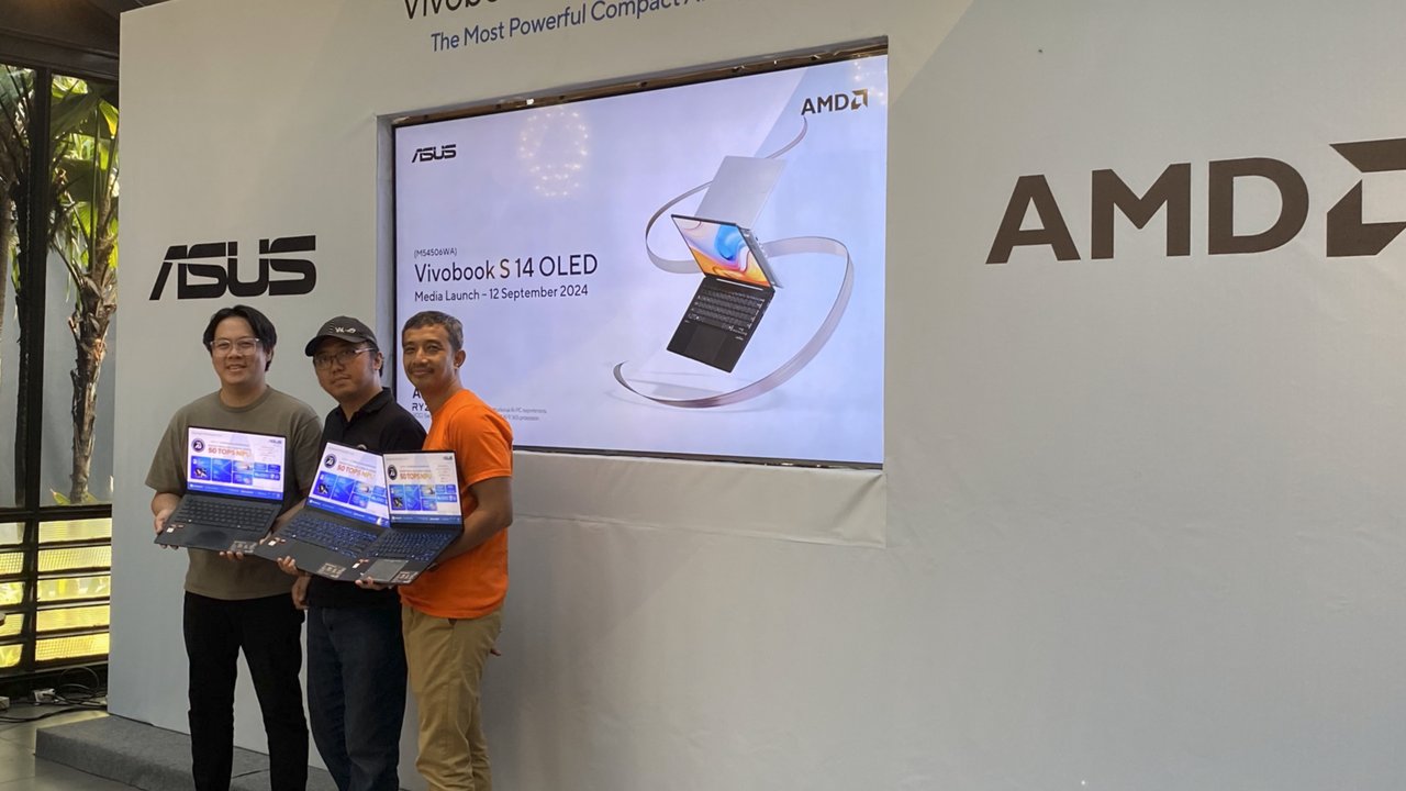 ASUS Rilis Vivobook S14 OLED, Pakai Prosesor AMD Ryzen Khusus AI