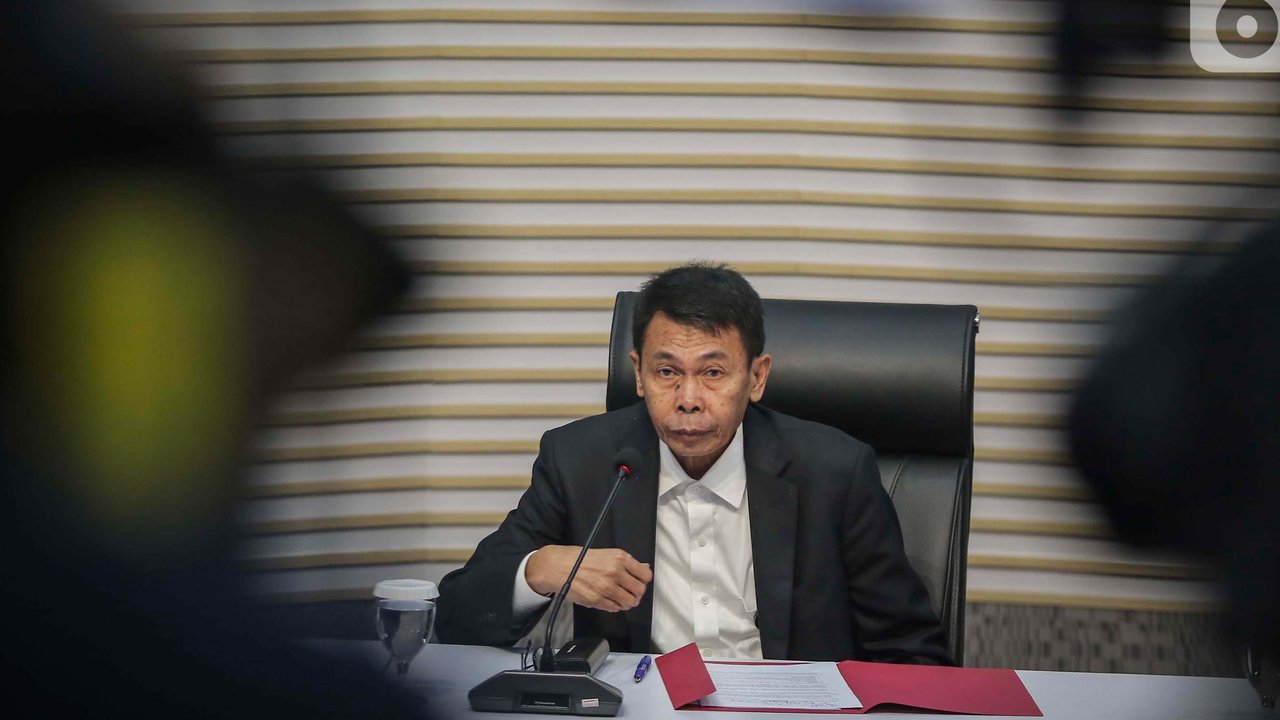 Nawawi Pomolango resmi dilantik menggantikan Firli Bahuri. (Liputan6.com/Angga Yuniar)