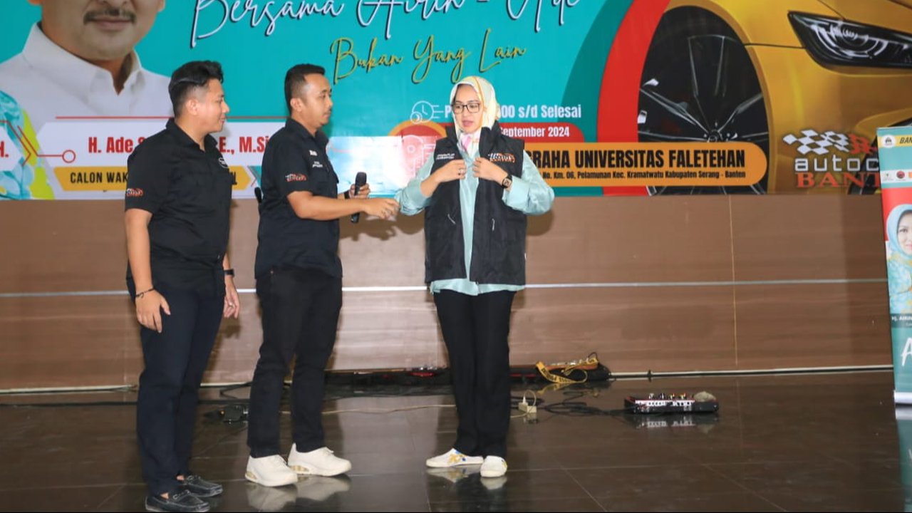 Airin didukung klub otomotif di banten