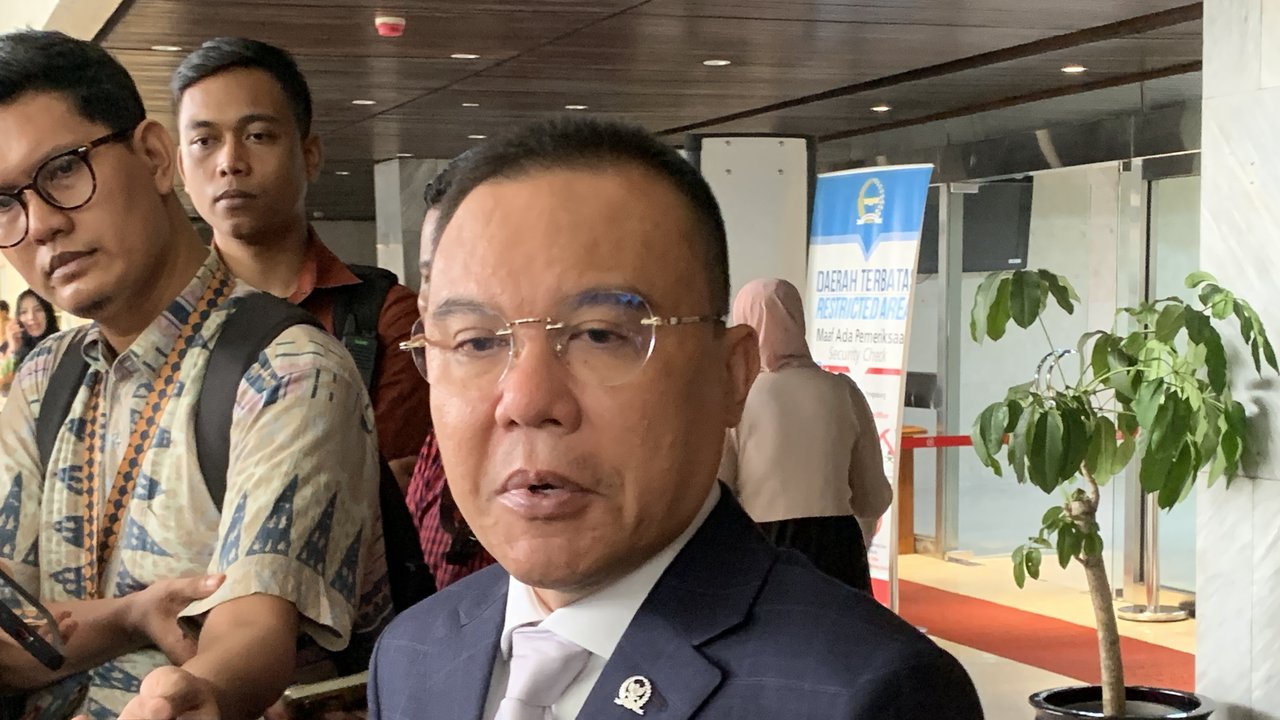 Ketua Harian Partai Gerindra, Sufmi Dasco Ahmad di Kompleks Parlemen Senayan, Jakarta. (Foto: Liputan6.com/Delvira Hutabarat).