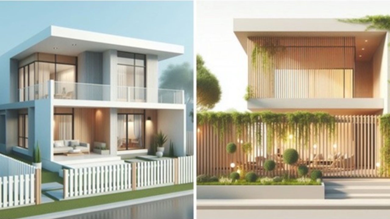 Desain Pagar Kayu Minimalis