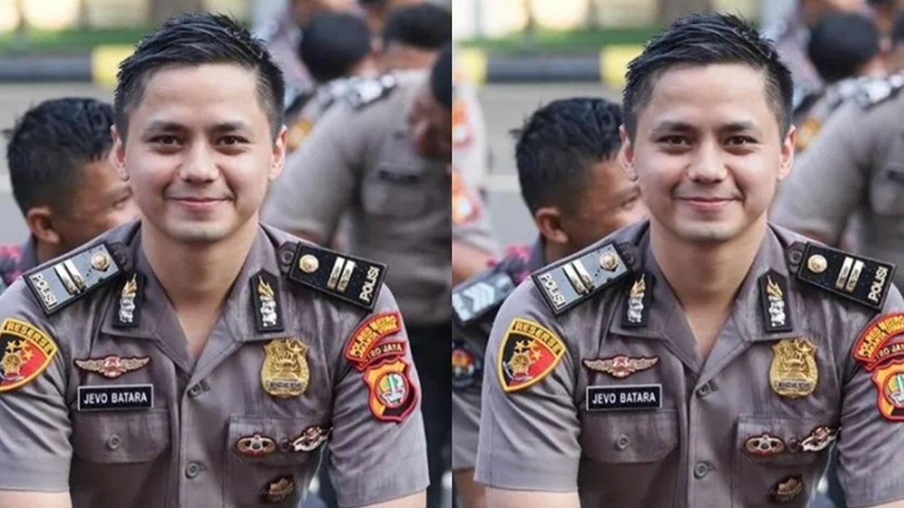 Potret Tampan Iptu Jevo Batara Berseragam Polri, Senyum Bahagia Dampingi Pujaan Hati Wisuda