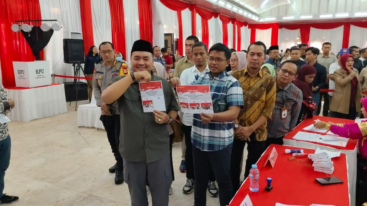 KPU RI Gelar Simulasi Pemungutan Pilkada Paslon Tunggal di Maros