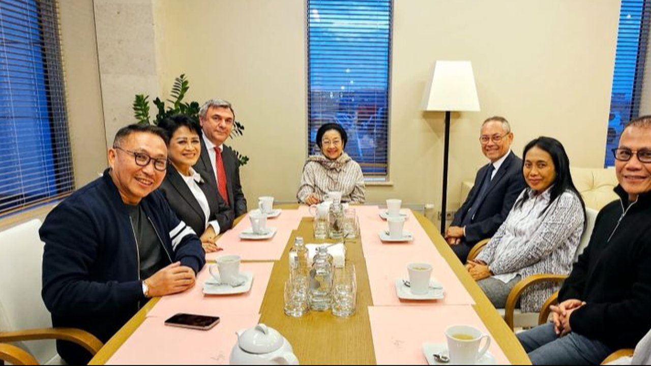 Ketua Umum PDIP Megawati di Rusia