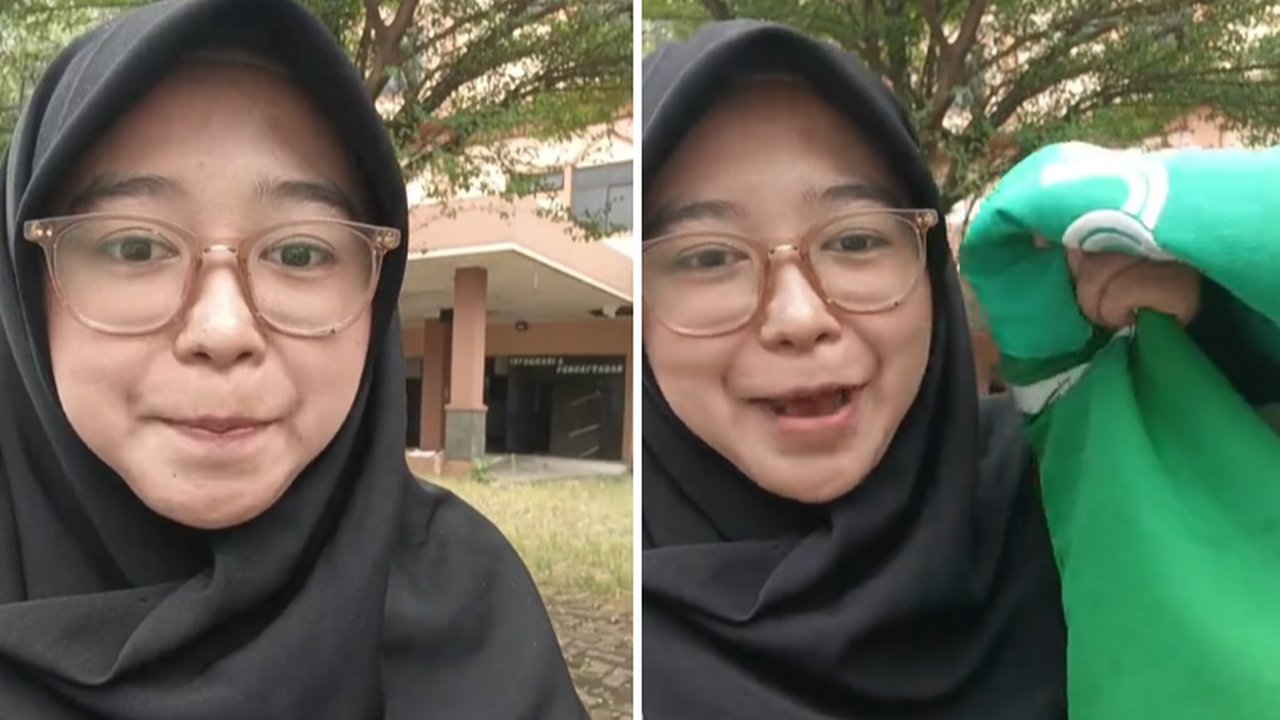 Pilih Kerja di Sela Tiga Jam Istirahat, Momen Wanita yang Kuliah Sambil Ojol Ini Tuai Simpati Warganet
